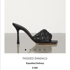 Bottage Veneta PADDED SANDALS